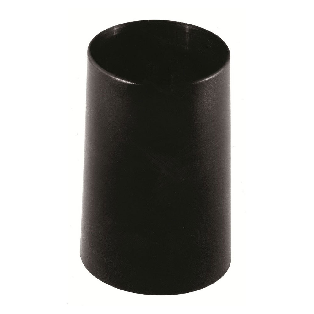 Schwarze Rosetten aus Kunststoff für runde Rohre