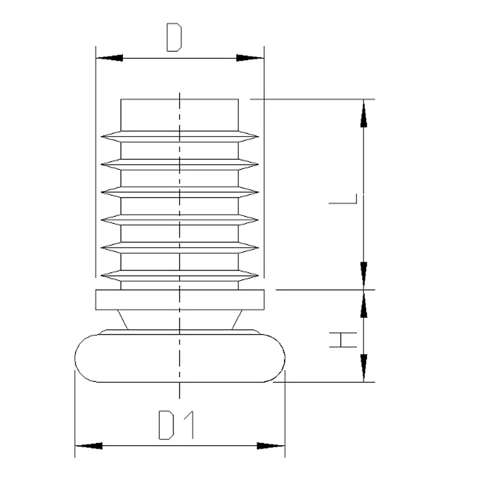 GDK / Gelenkgleiter mit Kunststoffgleitfläche